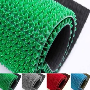 48 X 120 Inch_4 X 10 Feet_PVC Stick Turf Mat_Foot Mat_Door Mat for Home Entrance_Floor Mat_Kitchen_Office_Balcony_Bath Room_Bed Room Mat_Green Color TMATU60