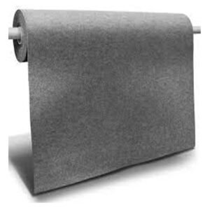 Non Woven Carpets 6 Feet Width X 10 Feet Length_Grey Color_for Weddings_Party_Functions_Events_Hotels_Office_Home_Exhibition_Stage Decorations with 1 Cutter PR23